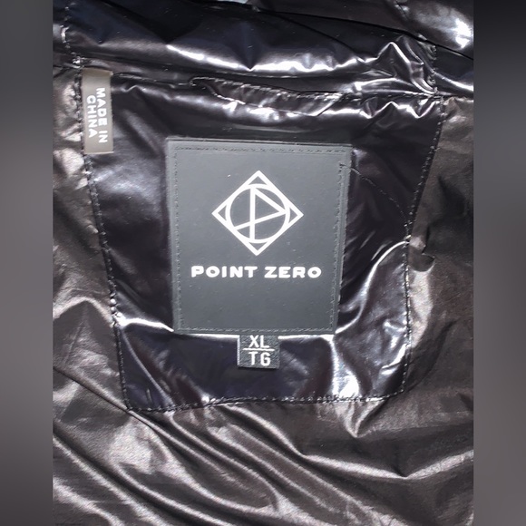 Point zero shiny black puffer jacket - Picture 3 of 5